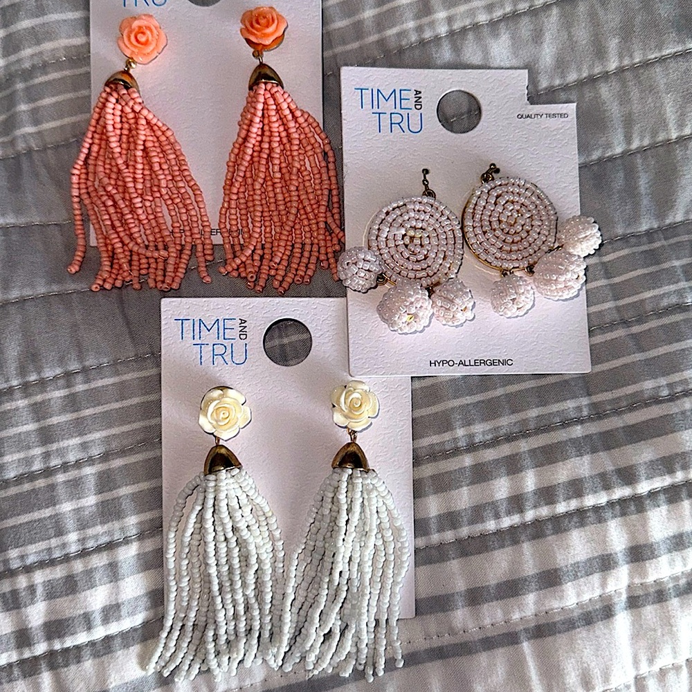 NEW Statement Earrings (selling 3 together)